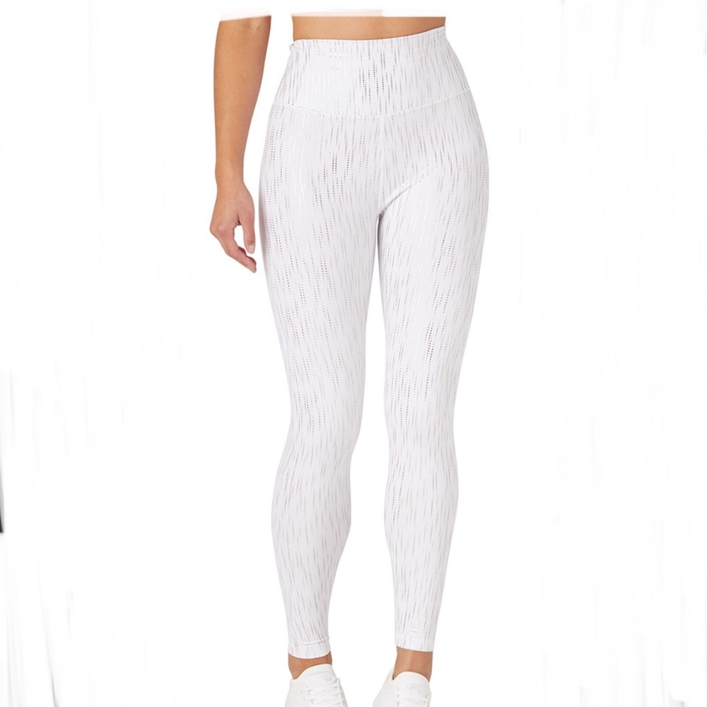 Glyder White Leggings with gold accent- not NWT